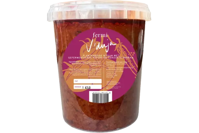 Plantaardige v duja pot 1kg kist 10 stuks
